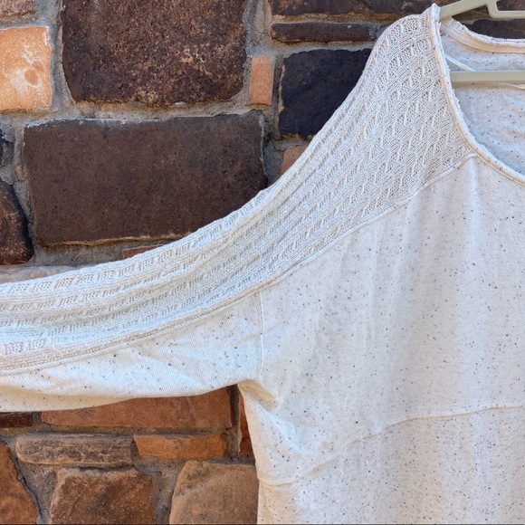 Free People My Girl Pullover Ivory/Ecru Tunic Sweater Size XL - Picture 10 of 16